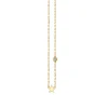 Gold Plated Sterling Silver Star Necklace with Bezel Set Diamond