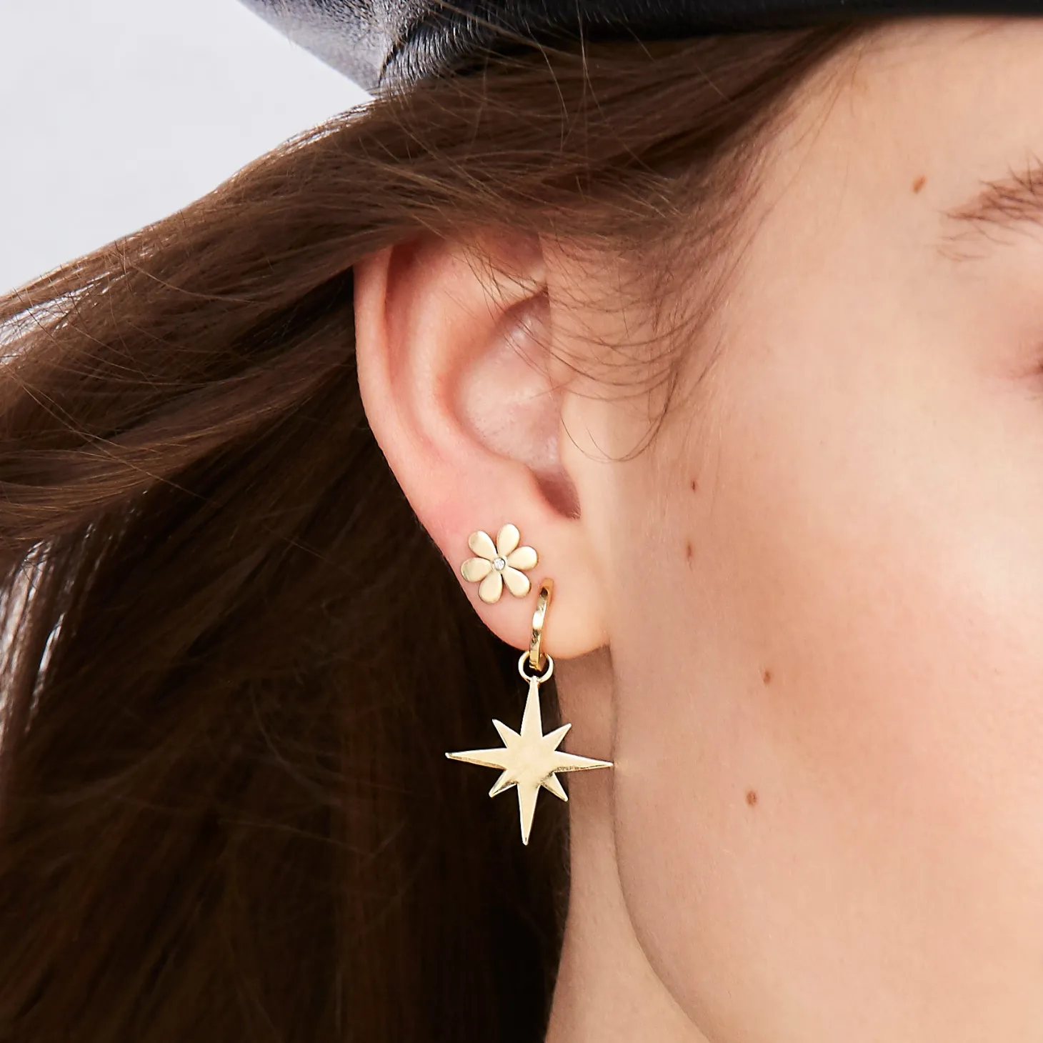 Gold Pure Daisy Stud