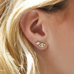 Gold Pure Eye Stud