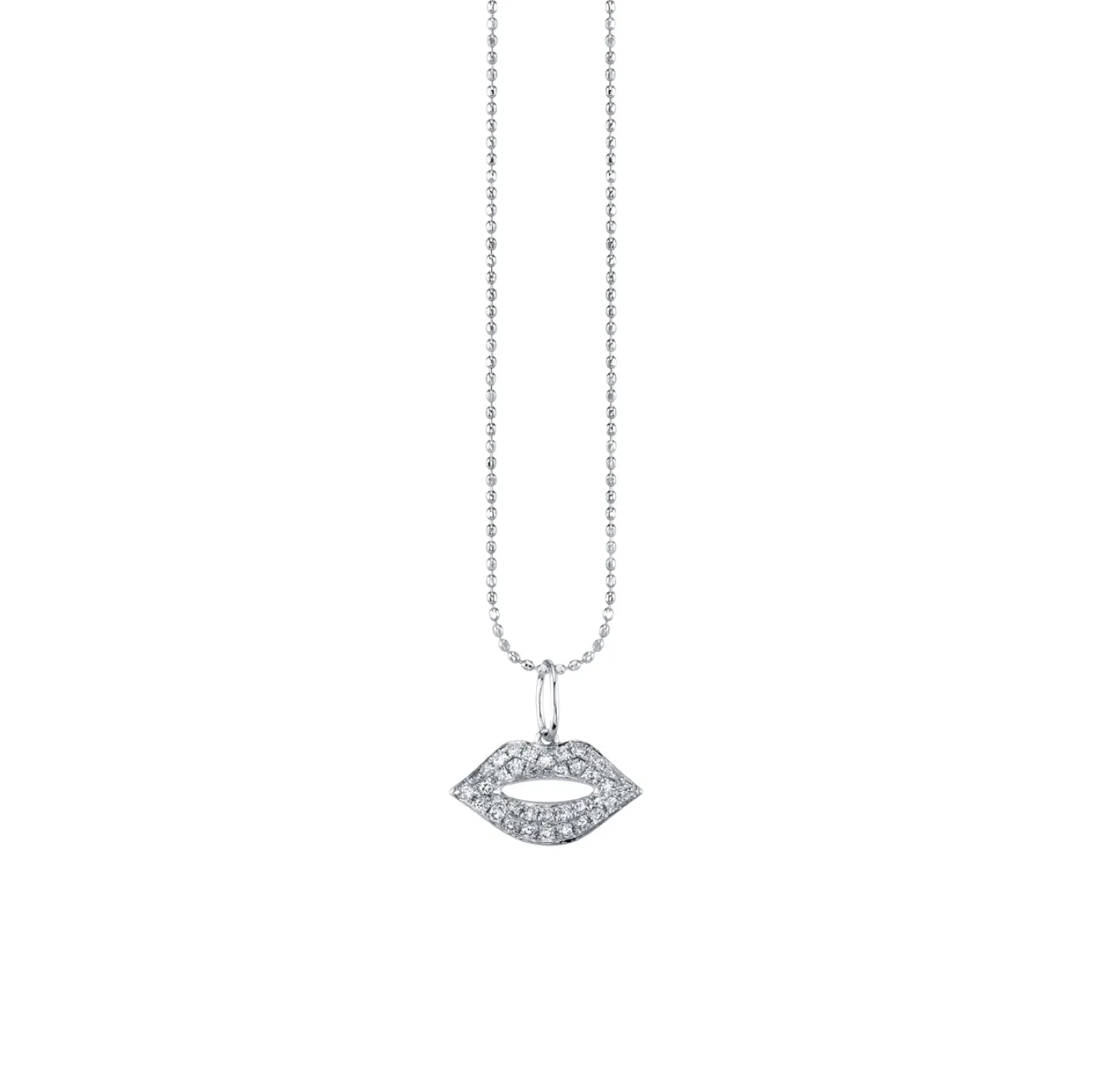 Gold Small Lips Charm