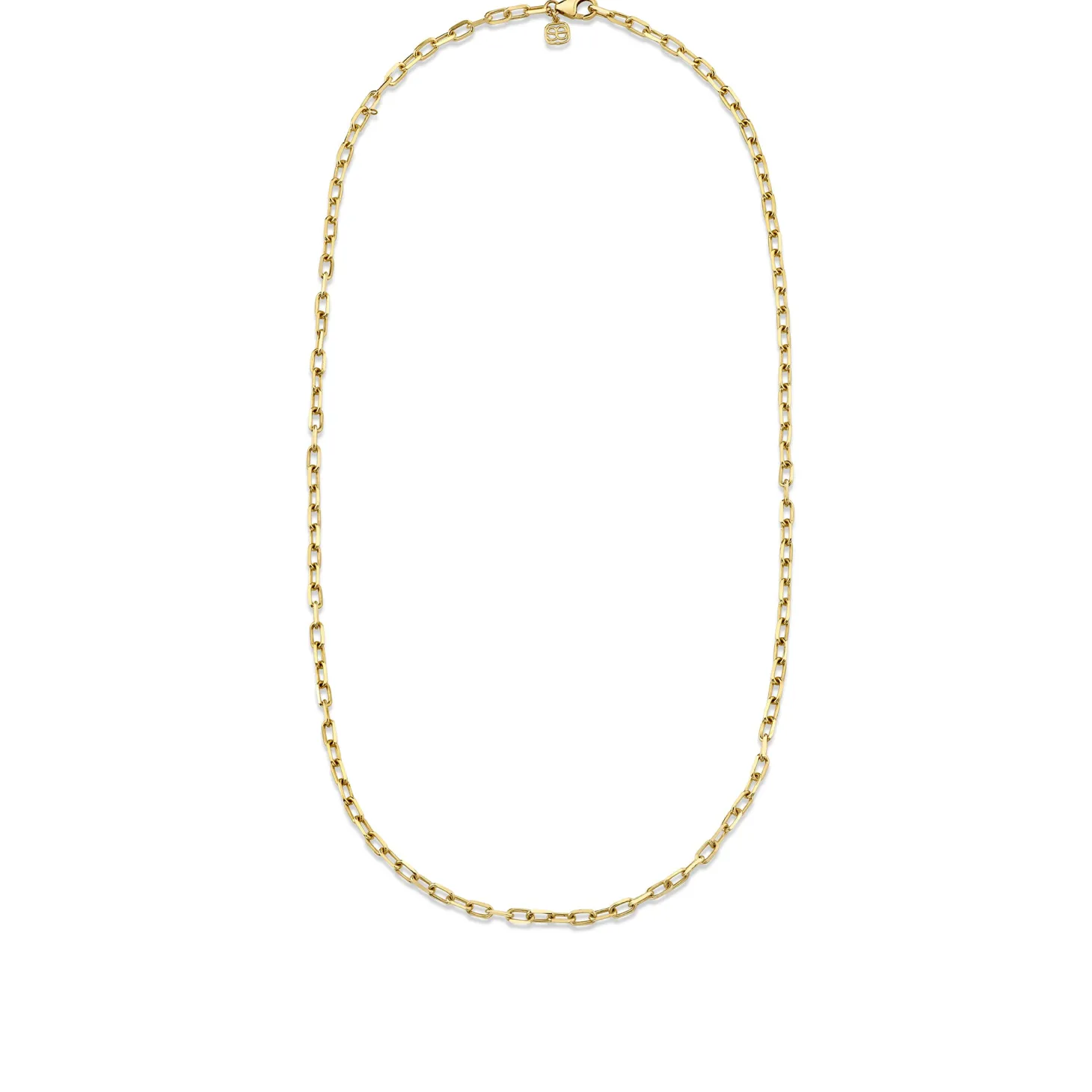 14k Gold Elongated Cable Chain