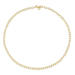 14k Gold Oval Cable Chain