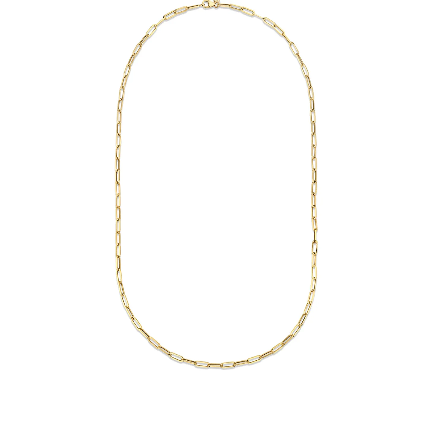 14k Gold Paperclip Chain