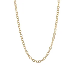 14k Gold Small Oval Link Chain