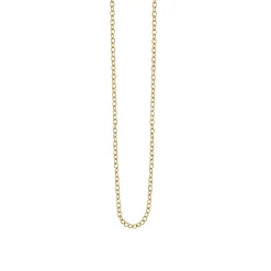 14k Gold Tiny Oval Link Chain