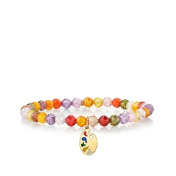 Kids Collection Gold & Diamond Paint Palette on Multicolor Zircon