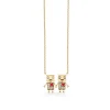 Kids Collection Gold & Diamond Twins Necklace