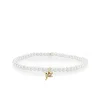 Kids Collection Gold & Diamond Tiny Hummingbird on Pearls