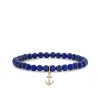 Kids Collection Gold & Diamond Anchor on Lapis
