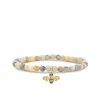 Kids Collection Gold & Diamond Bee on African Opal
