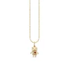 Kids Collection Gold & Diamond Baby Robot Necklace