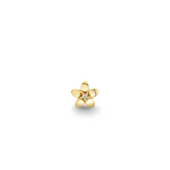 Kids Collection Gold & Diamond Tiny Plumeria Stud