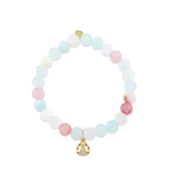 Kids Collection Gold & Diamond Ladybug on Jade