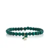 Kids Collection Gold & Enamel Mushroom on Malachite