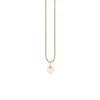 Kids Collection Gold & Enamel Mini Heart Charm Necklace