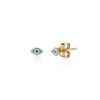 Kids Collection Gold & Enamel Mini Eye Stud