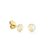 Kids Collection Gold & Enamel Mini Yin Yang Stud