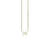 Kids Collection Gold & Enamel Mini Butterfly Necklace