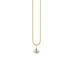 Kids Collection Gold & Enamel Eye Necklace