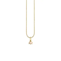Kids Collection Gold & Enamel Mini Elephant Charm