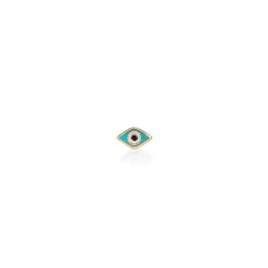 Kids Collection Gold & Enamel Mini Eye Stud