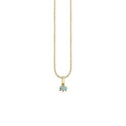 Kids Collection Gold & Enamel Mini Elephant Charm