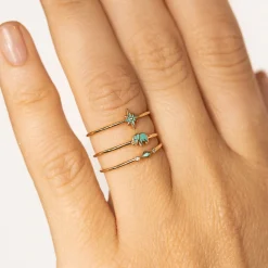 Kids Collection Gold & Enamel Mini Elephant Ring