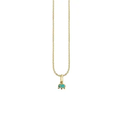 Kids Collection Gold & Enamel Mini Elephant Charm