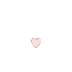 Kids Collection Gold & Enamel Mini Heart Stud
