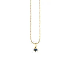 Kids Collection Gold & Enamel Mini Elephant Charm