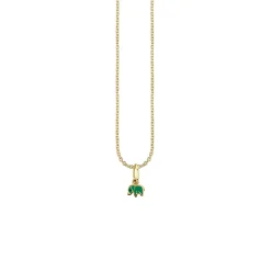 Kids Collection Gold & Enamel Mini Elephant Charm