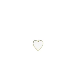 Kids Collection Gold & Enamel Mini Heart Stud