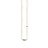 Kids Collection Gold & Turquoise Mini Enamel Eye Necklace