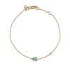 Kids Collection Gold & Turquoise Mini Enamel Elephant Bracelet