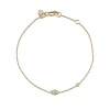 Kids Collection Gold & Turquoise Mini Enamel Hamsa Bracelet