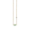 Kids Collection Gold & Turquoise Mini Enamel Hamsa Necklace