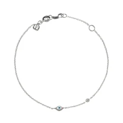 Kids Collection Gold Enamel Mini Eye Bracelet
