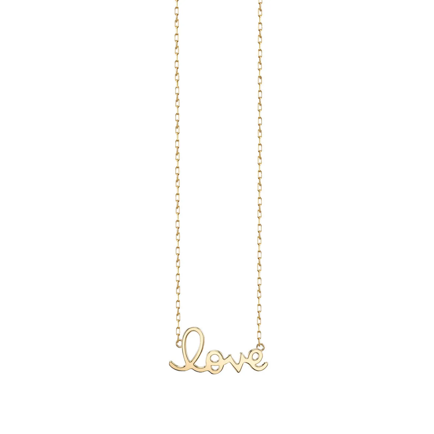 Kids Collection Pure Gold Small Love Necklace