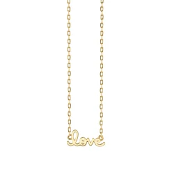 Kids Collection Pure Gold Tiny Love Necklace