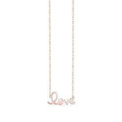 Kids Collection Pure Gold Small Love Necklace