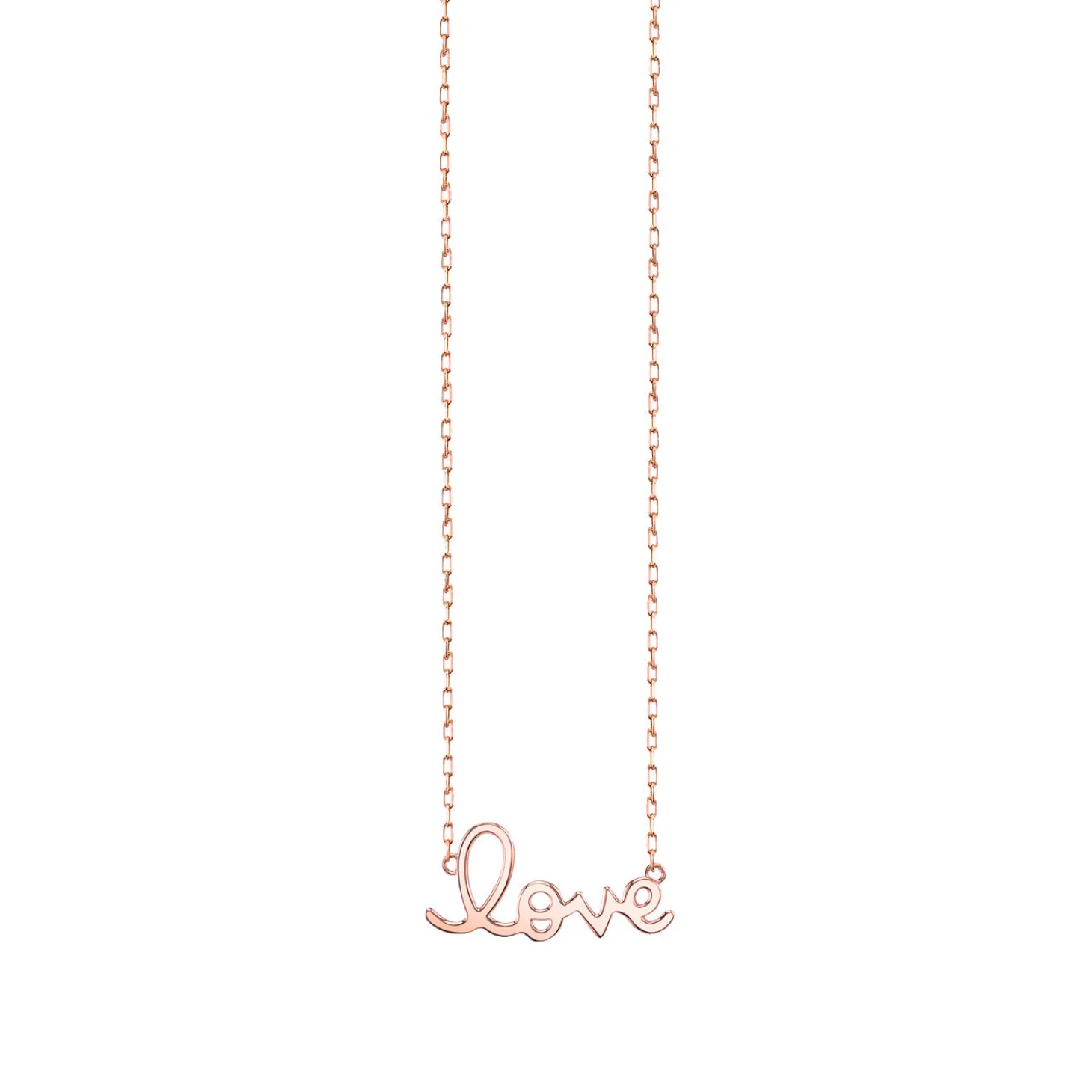 Kids Collection Pure Gold Small Love Necklace