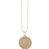 Men's Collection Gold & Diamond Medium Disc Charm