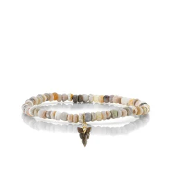 Men's Collection Gold & Diamond Arrowhead on Australian Opal