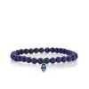 Men's Collection Gold & Diamond Enamel Hamsa on Lapis