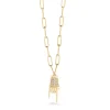 Men's Collection Gold & Diamond Mano Cornuto Charm