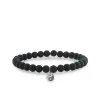 Men's Collection Gold & Diamond Small Yin Yang on Black Matte Onyx