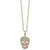 Men's Collection Gold & Diamond Mini Skull Charm
