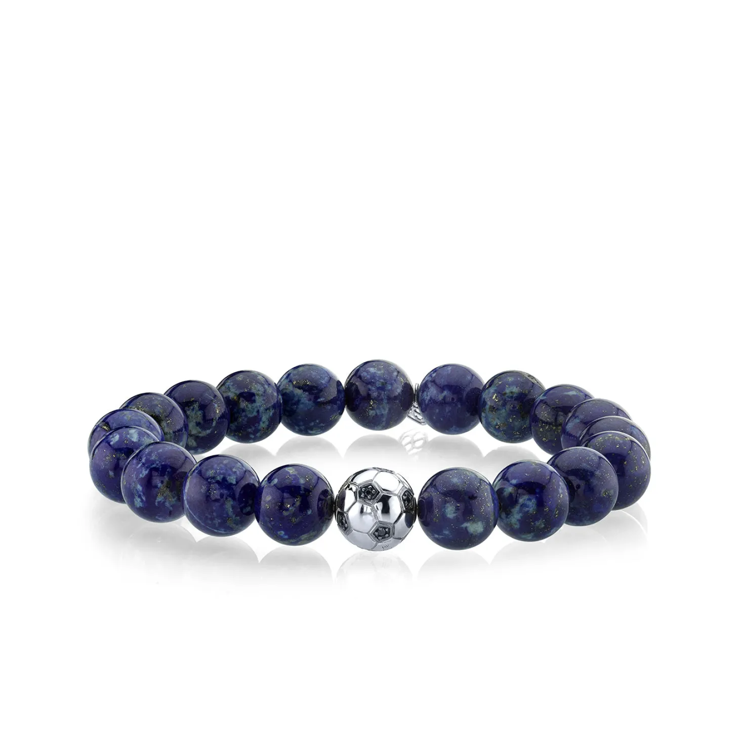 Men's Collection Gold & Diamond Soccer Ball on Lapis