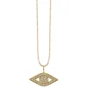 Men's Collection Gold & Diamond Small Eye Charm