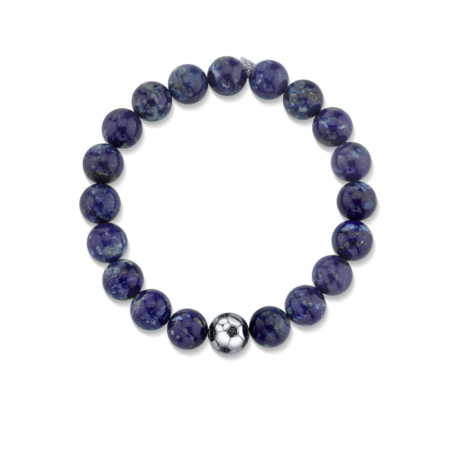 Men's Collection Gold & Diamond Soccer Ball on Lapis